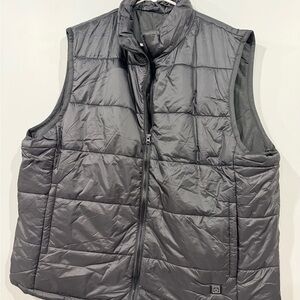 Men's Black Puffer Vest